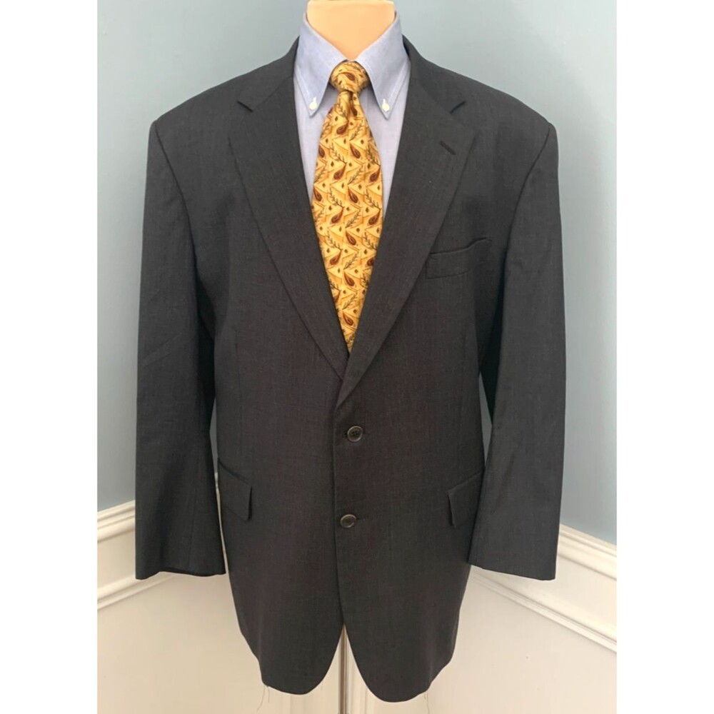 Brooks Brothers Blazer Mens 48R Madison Fit Wool Twill Jacket Sportcoat